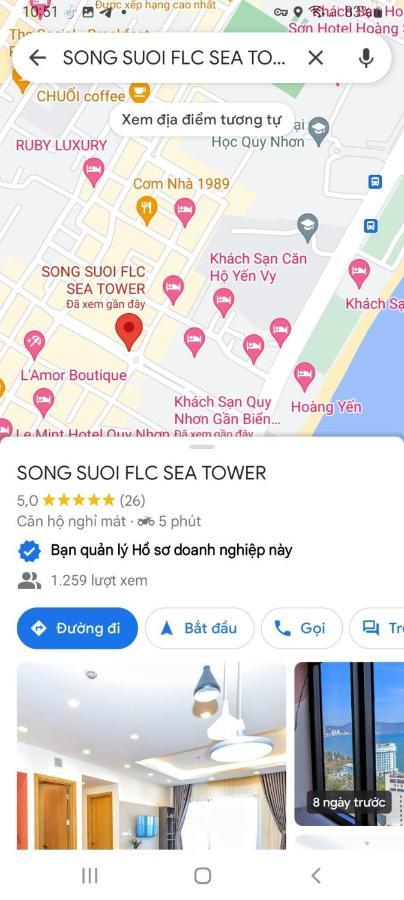 Song Suoi Flc Seatower - Seaview Apartment Quy Nhơn Exterior foto